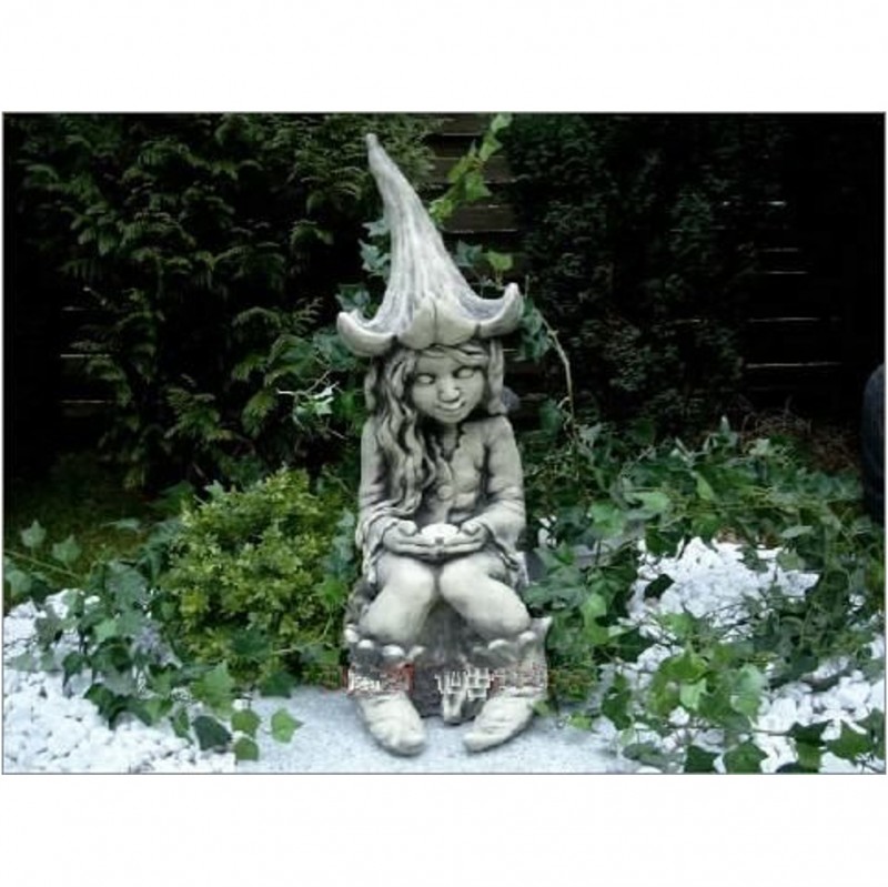 Steinfigur Lichterfee 