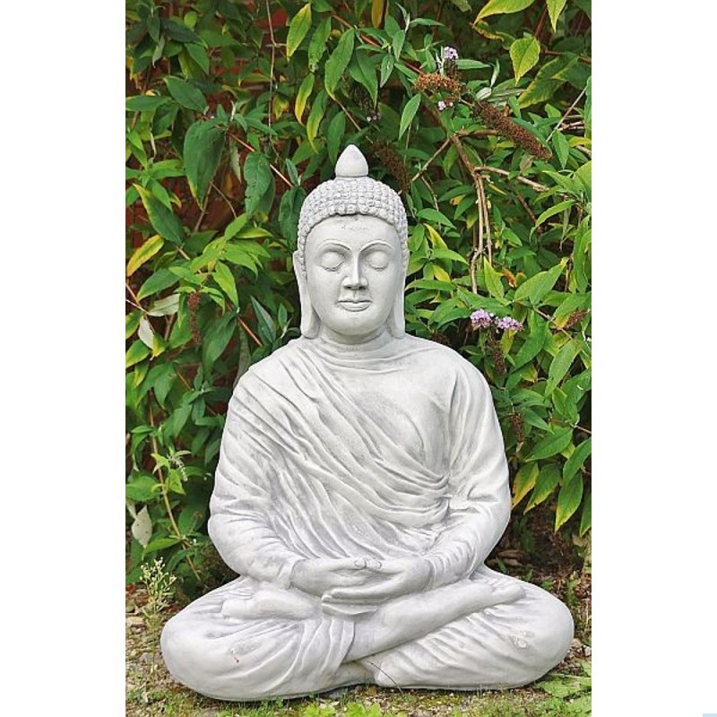 Steinfigur betender Buddha 