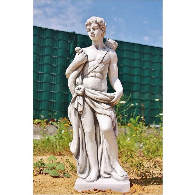 Steinfigur Bogenschütze antik