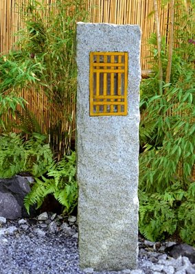 Granitlaterne Wegeleuchte Michi Shi Rube II
