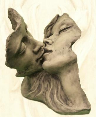 Steinfigur Skulptur Romeo und Julia