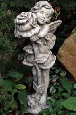 Steinfigur Flower Fairy Rose