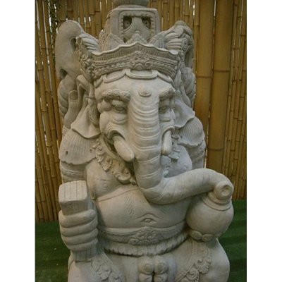 Steinfigur Ganesha groß 