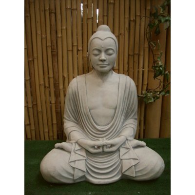 Steinfigur Buddha Meditation  