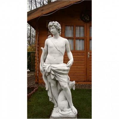 Steinfigur Skulptur Gott der Jagd 