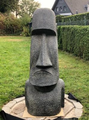 Steinfigur Moai-Kopf 150 cm