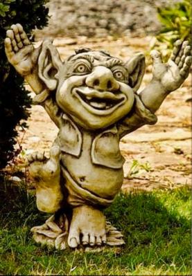 Steinfigur Troll Galahad  