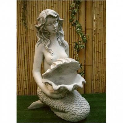 Steinfigur Meerjungfrau
