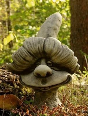 Steinfigur Pilz "Edgar"