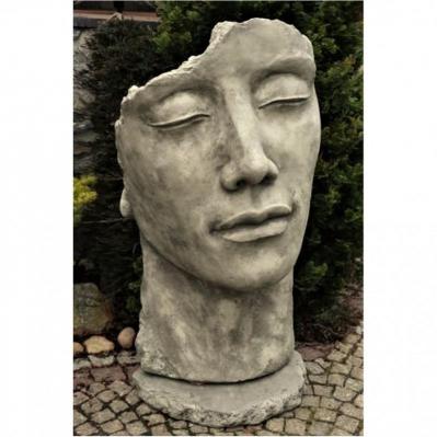 Steinfigur Skulptur Gesicht Mann   