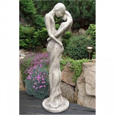 Steinfigur Skulptur Tristan & Isolde modern Höhe 123 cm