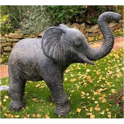 Steinfigur Elefant 80 cm  